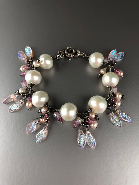 Freshwater Pearl Bracelet, Earrings and Pendant Set Magic Sparkle Collection