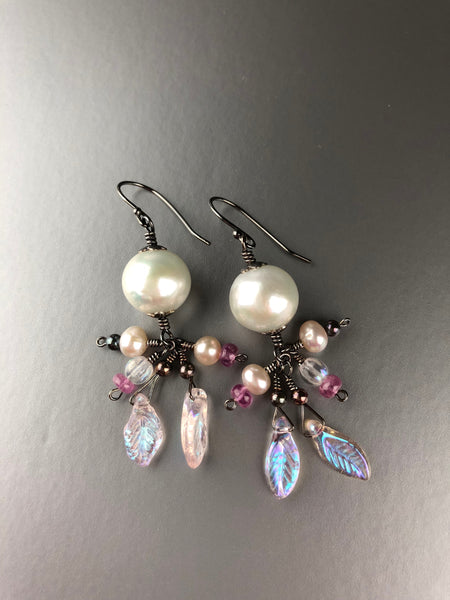 Freshwater Pearl Bracelet, Earrings and Pendant Set Magic Sparkle Collection